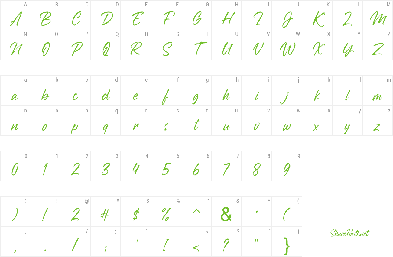 Font Reflet des Ombres preview